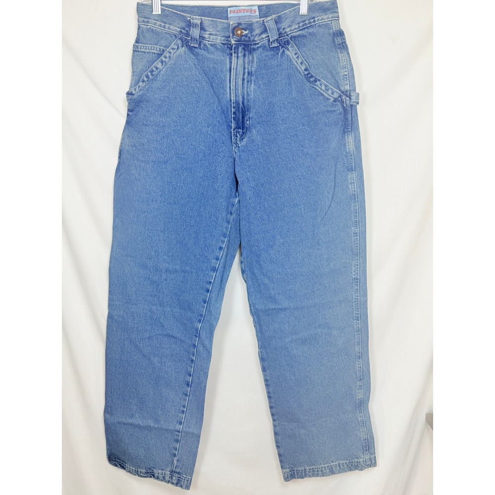 Old Navy Painters Jeans Mens 32x32 Blue Denim Carpenter Pants Vintage Y2K 00s